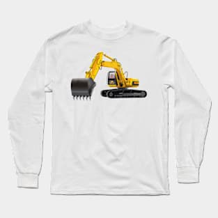 Heavy Equipment Work Machinery Long Sleeve T-Shirt